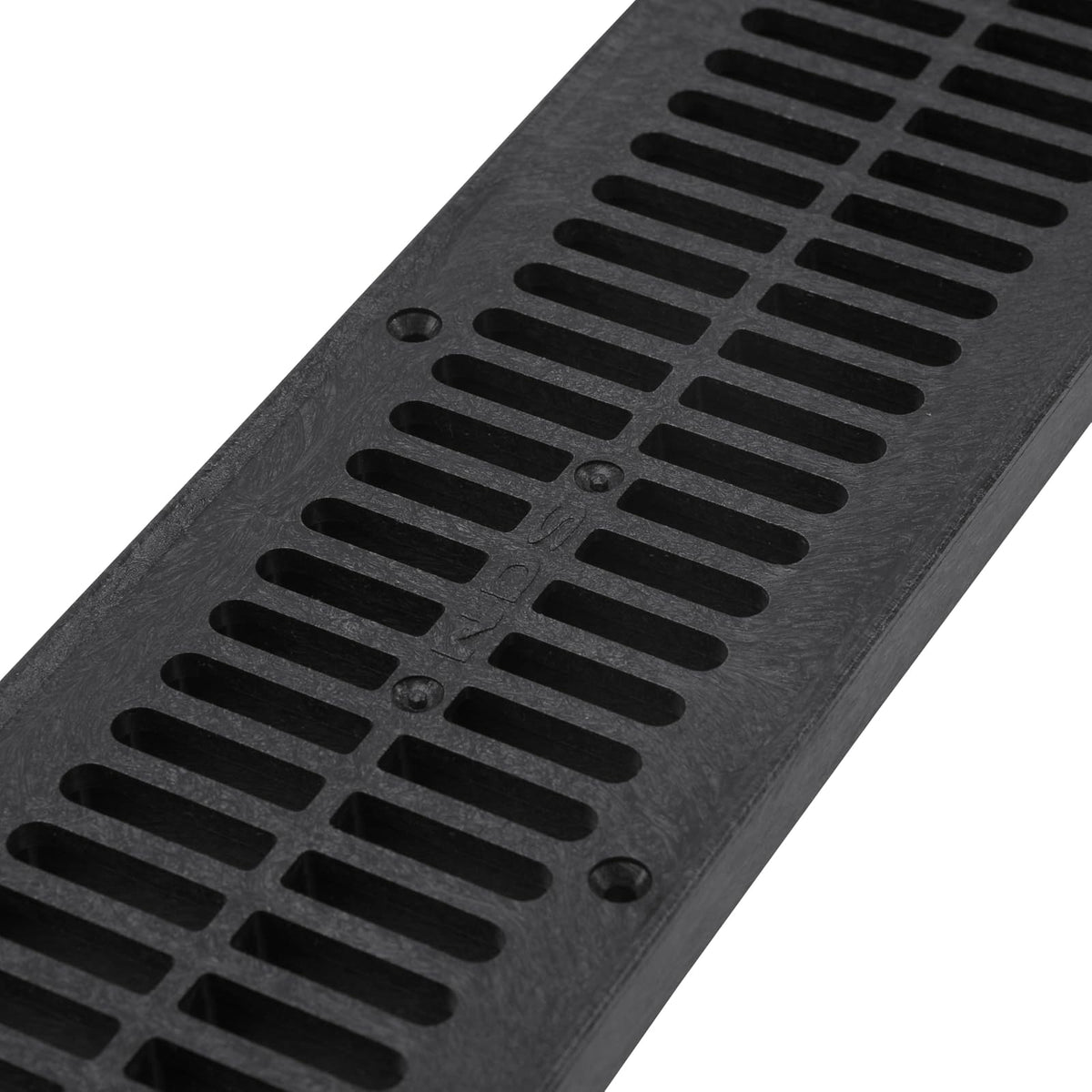 NDS 243 2' Speed-D Channel Drain Grate, Black