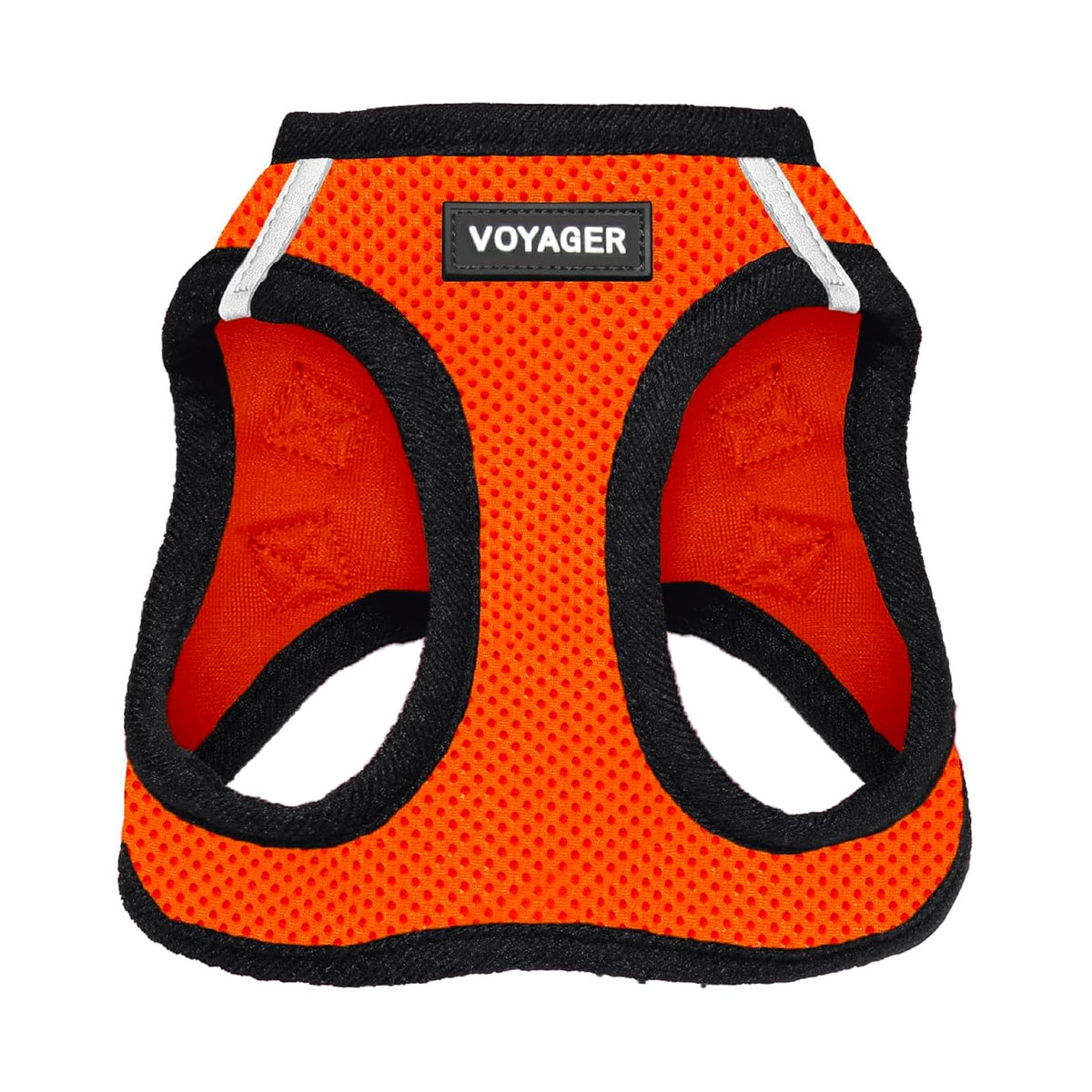 Best Pet Supplies Arnés Voyager Step-In Air para Perro, Todo Clima - XXS (Chest: 11.5 - 13" * Fit Cats) - Base naranja.