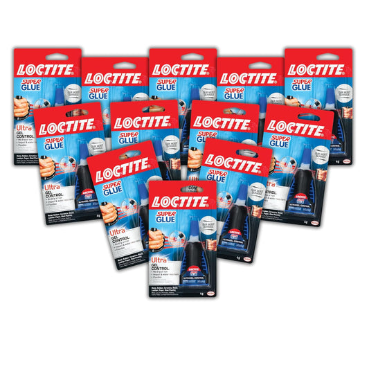Loctite Super Glue Ultra Gel Control - Botella de 12 unidades