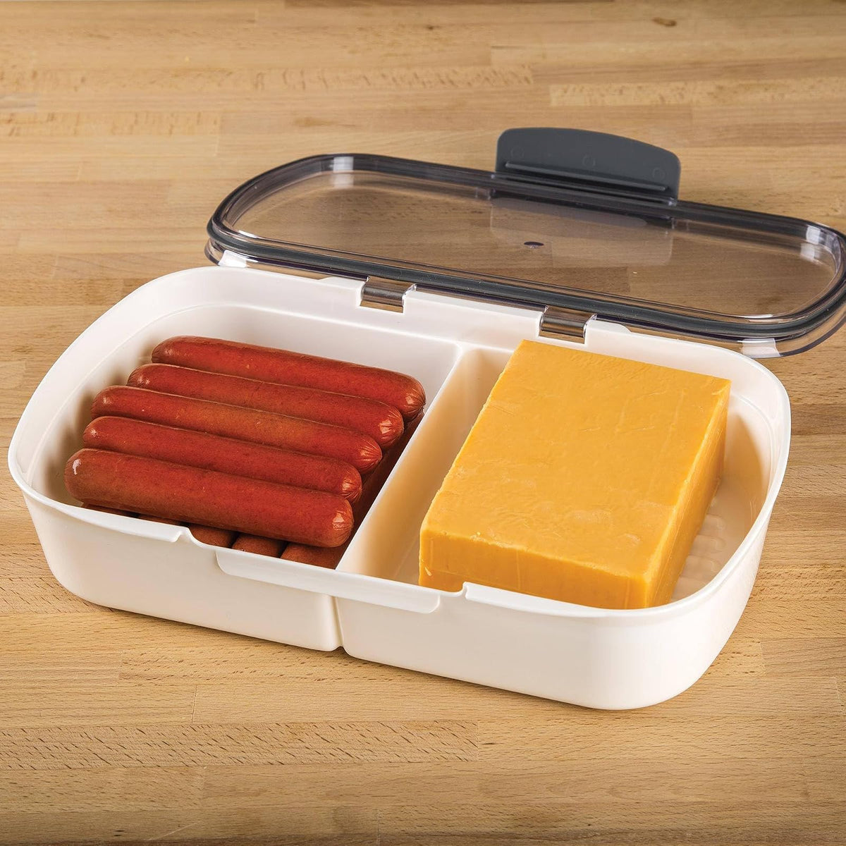 Prepworks from Progressive PKS-710 Split Deli Prokeeper, plástico, transparente