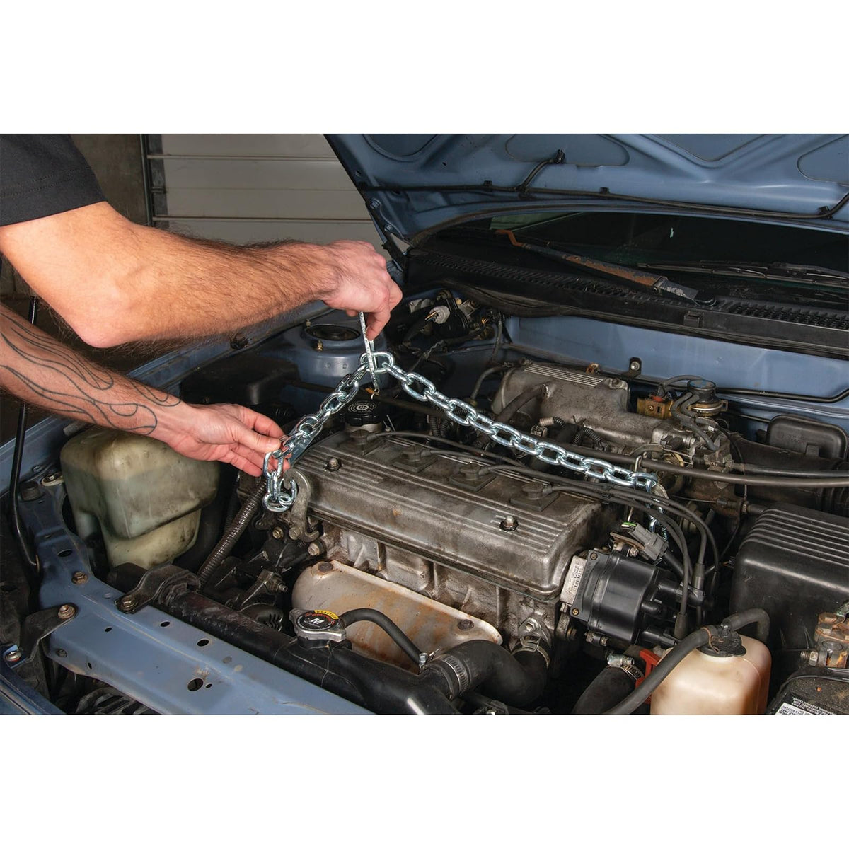 Performance Tool W41032 Cadena de elevación de Motor de 34 Pulgadas con Carga máxima de 1,000 Libras