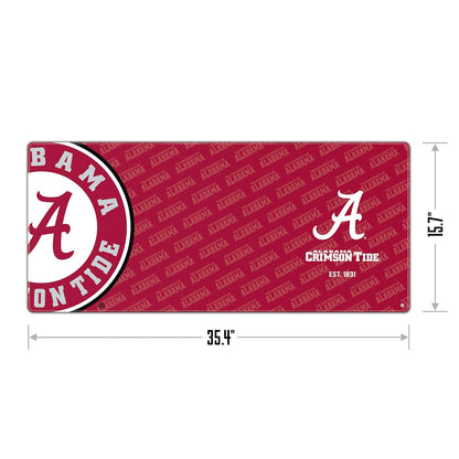 YouTheFan NCAA Alabama Crimson Tide Logo Series Desk Pad