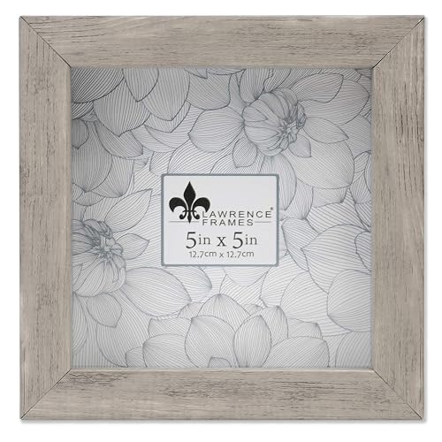 Lawrence Frames - Marco de Sombra, 5 x 5, Color Gris Natural