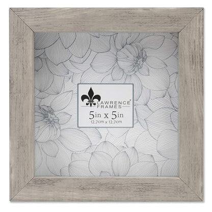 Lawrence Frames - Marco de Sombra, 5 x 5, Color Gris Natural