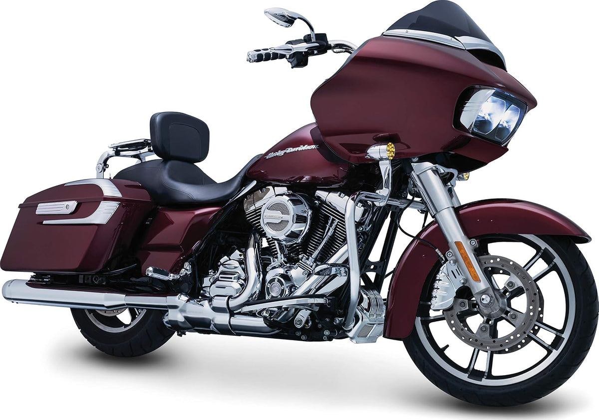 Kuryakyn 1224 Accesorio de Acento para Moto: Tapas de Eje Delantero para Motocicletas Harley-Davidson 1980-2019, Cromo, 1 par