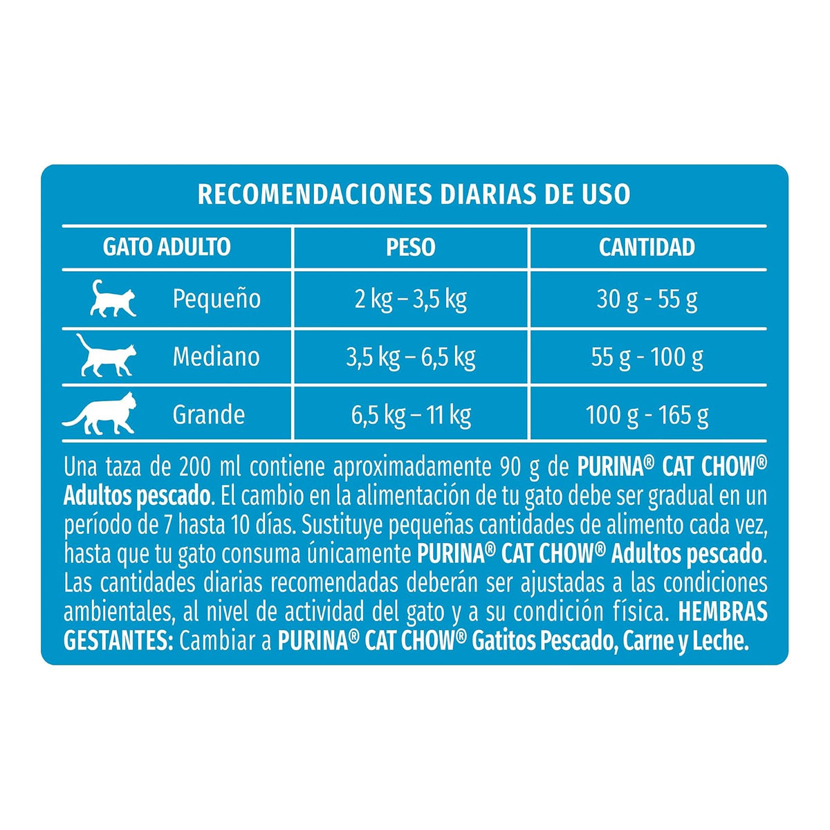 Purina Cat Chow Adulto Todos los Tamaños Sabor Pescado 3Kg