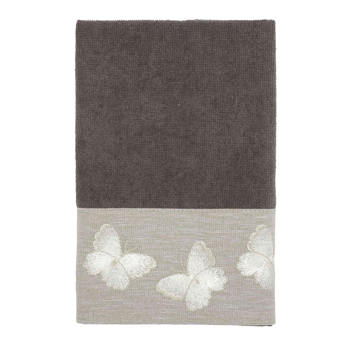 Avanti Linens - Toalla de Punta de los Dedos, Toalla de algodón Suave y Absorbente (colección Yara, Granito)