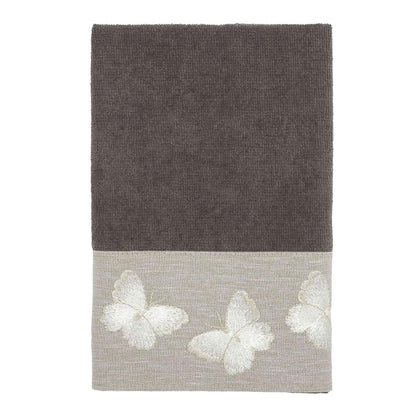 Avanti Linens - Toalla de Punta de los Dedos, Toalla de algodón Suave y Absorbente (colección Yara, Granito)