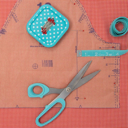 Dritz 27084A Sewing Box Kit, Teal/White