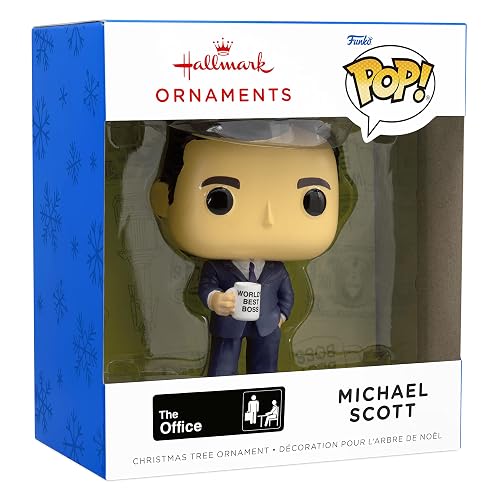 Hallmark The Office Michael Scott Funko Pop! Adorno navideño de Resina