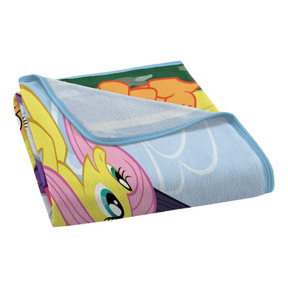 Hasbro 's My Little Pony Join The Herd - Manta Micro Raschel, 46 x 60 Pulgadas, Multicolor