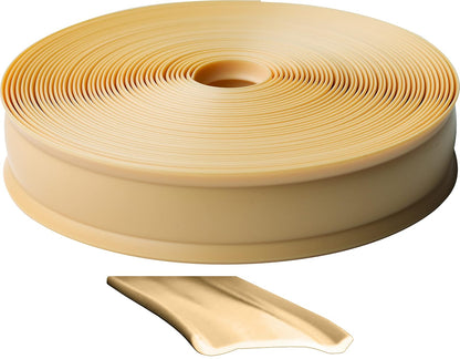RV Designer - Inserto de Vinilo de 1 Pulgada de Ancho para caravanas - Moldura Flexible, Uso Exterior y moldura de Borde de Techo, Ideal para remolques de Viaje y campistas, Resistente, Rollo de 25 - Estándar - 25 foot Roll - Beige