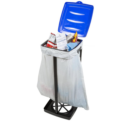 Wakeman Outdoors - Soporte para bolsas de basura, color verde, Azul, 1