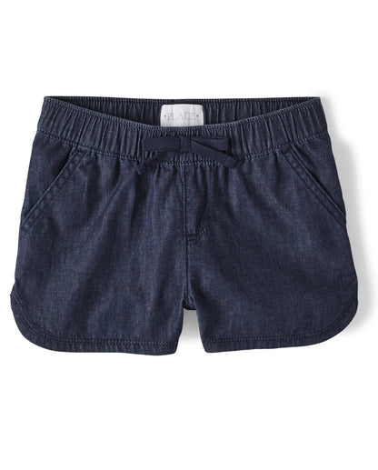 The Children's Place Pantalones Cortos de Mezclilla sin Cierre Pantalones Cortos para Niñas