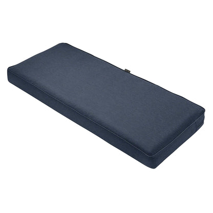 Classic Accessories Montlake - Cojín para bancos de patio (42 x 18 x 3 pulgadas, resistente al agua), color azul