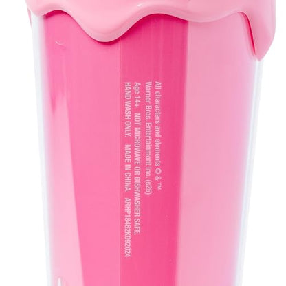 Silver Buffalo Harry Potter Happy Birthday Happee Birthdae Harry Escrito a mano Frosting Glaze Cake Vaso de goteo esculpido 3D, 26 onzas