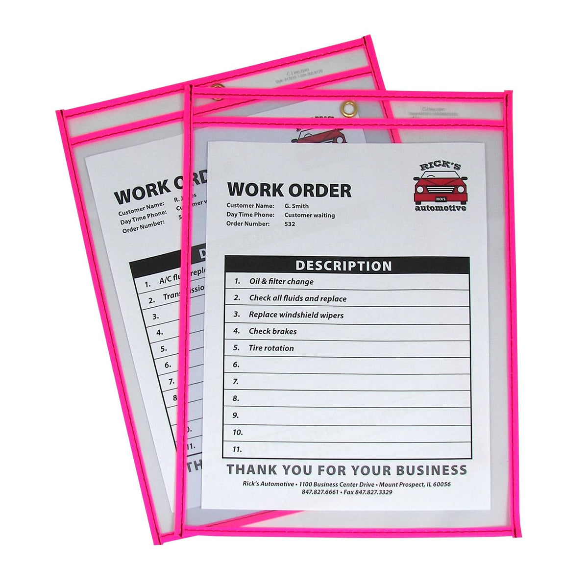 C-Line - Soporte para billetes de tienda (22,8 x 30,5 cm), color neón, Rosado, Box of 15