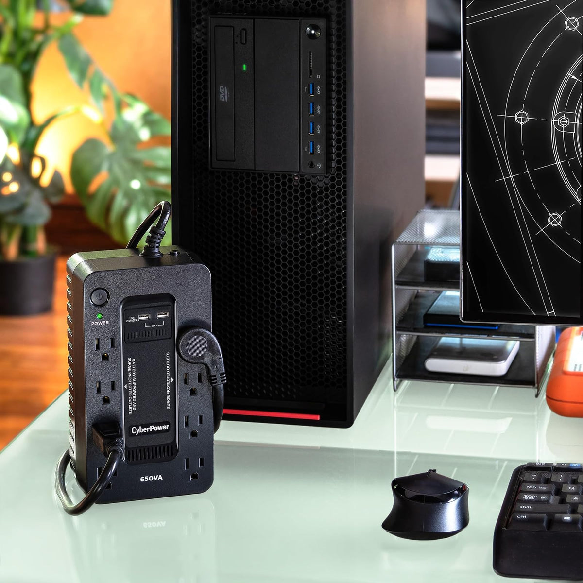 UPS Standby de 650VA / 360W,