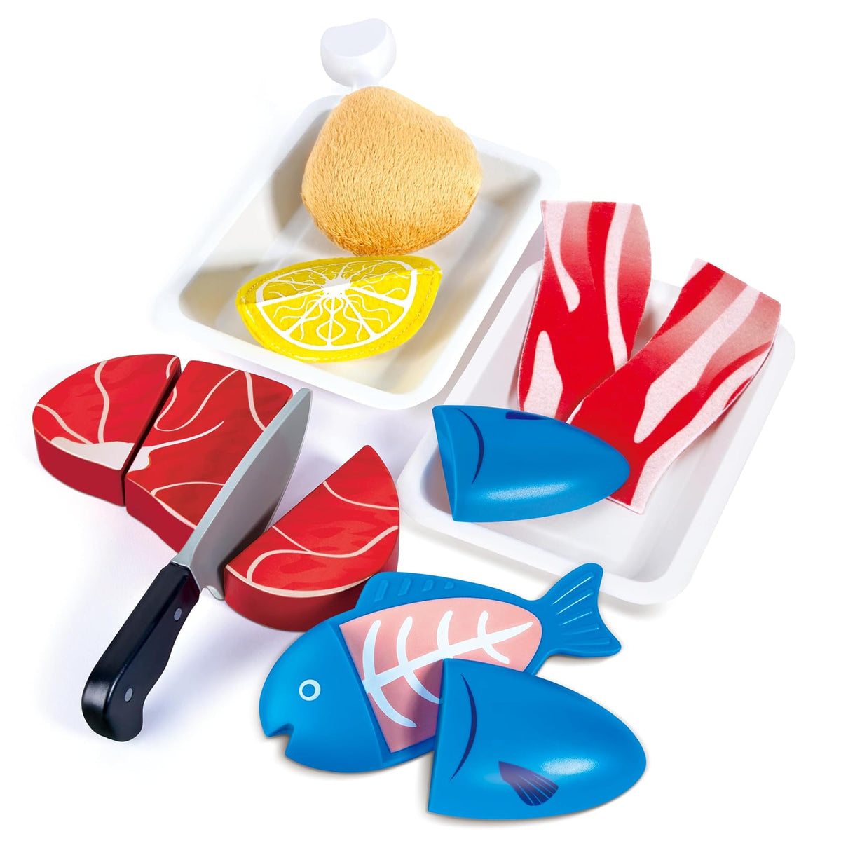 Hape , Accesorios de Cocina de Madera para Niños: Set de Verduras Realistas, Juego Educativo y Divertido para Explorar el Mundo de la Cocina. De 2 a 8 años. E3161 - Multicolor