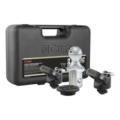 CURT 60618 Kit de Enganche de Cuello de Cisne con Sistema de Disco OEM, Bola de 30 K, 2-5/16 Pulgadas, Compatible con Select Ram 2500, 3500, Cromo - 30k Capacity - Dodge