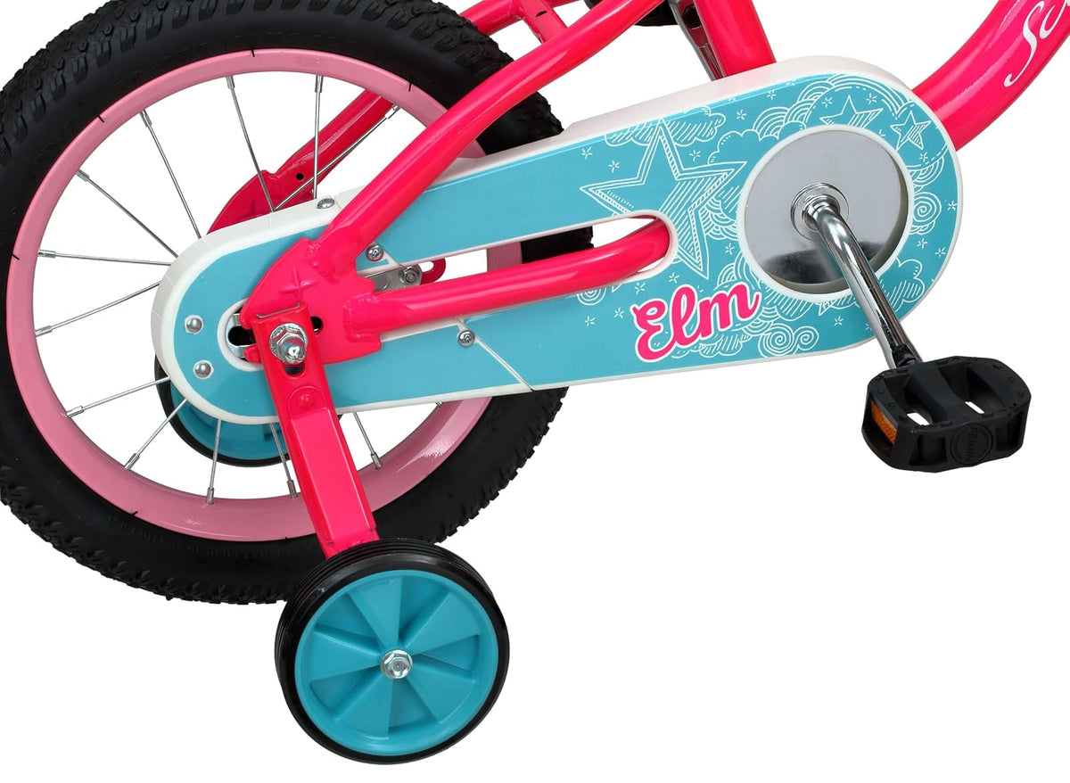 Schwinn ELM - Bicicleta para niña, con Marco SmartStart para Adaptarse a Las Proporciones de tu Hijo