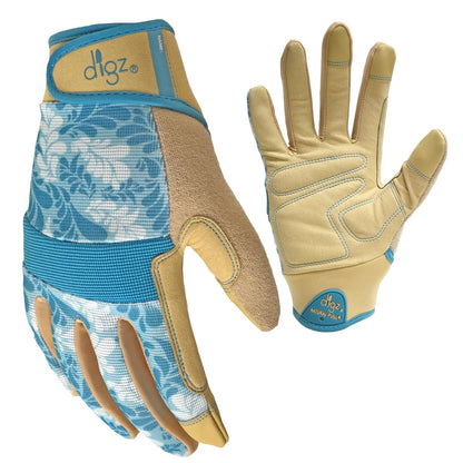 DIGZ Gardener - Guantes de trabajo y guantes de trabajo para mujer con pantalla táctil compatible con dedos