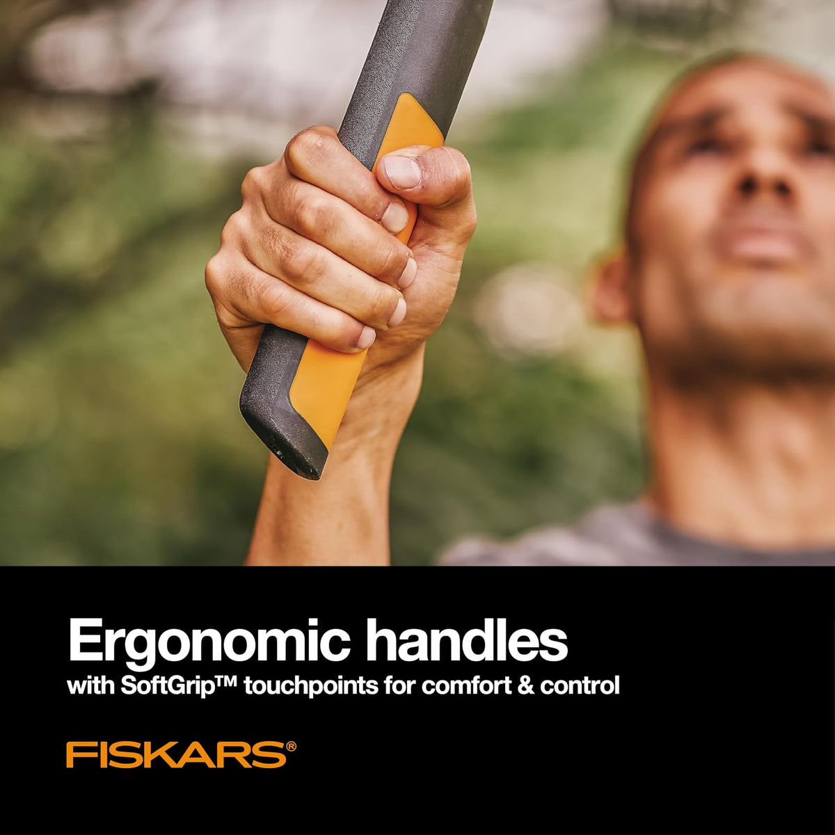 Fiskars - Loppers de 32 pulgadas para recortar árboles, hoja de acero afilada de baja fricción, cortador de ramas de hasta 2 pulgadas de diámetro, tecnología PowerGear2 que multiplica la potencia para