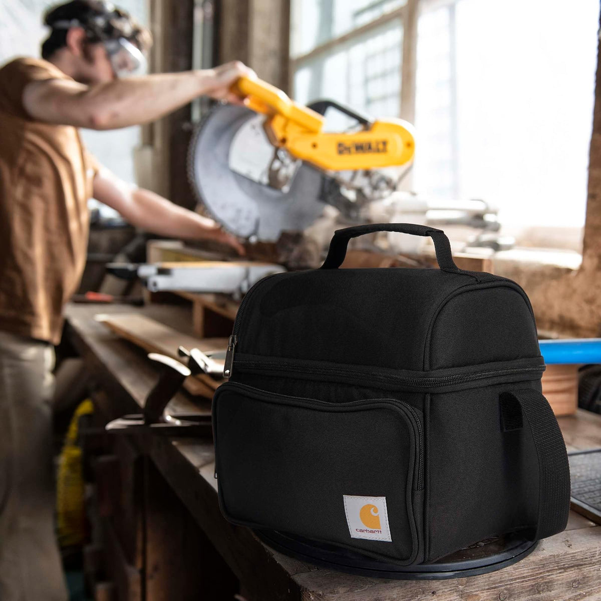 Carhartt Deluxe - Bolsa térmica para el almuerzo, hielera con doble compartimento