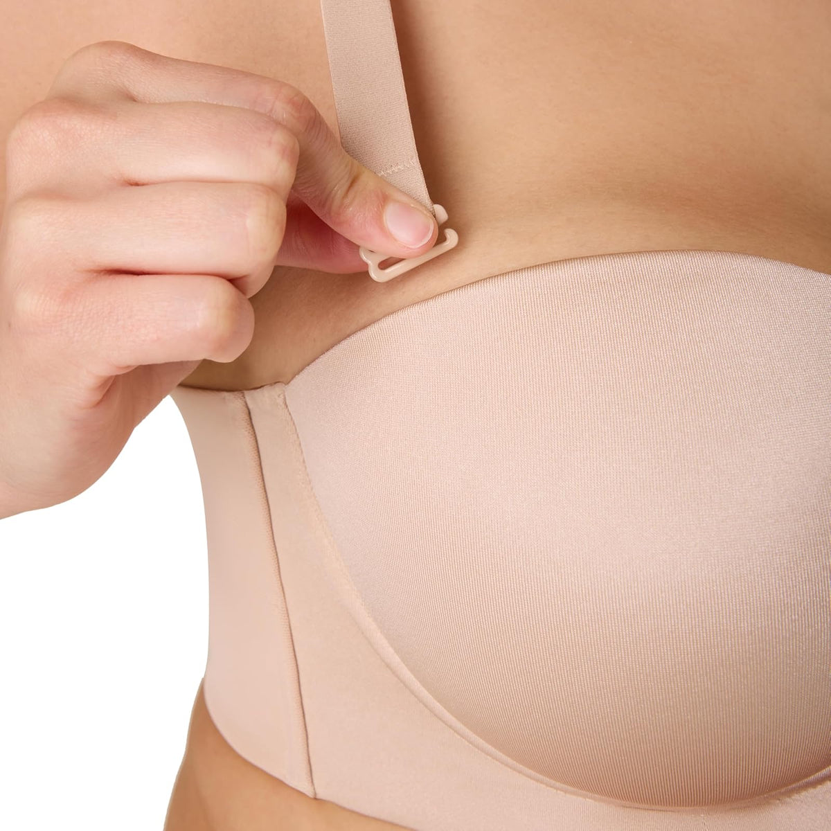 Playtex Strapless Bra, Plus-Size Bras Available, Convertible Straps, Moisture-Wicking, 4801 Sujetador Mujer