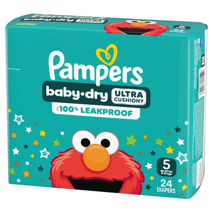 Pampers Swaddlers Pañal Desechable para Bebé, Ultra Absorbente - Talla 5 (24 Unidad)