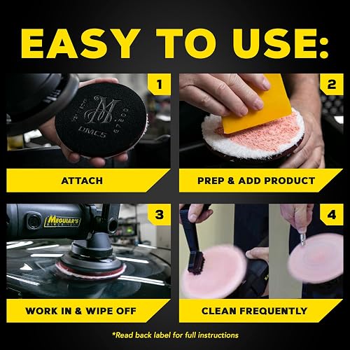 Meguiar's DMC5, Disco de Corte de Microfibra DA, 5", Paquete 2