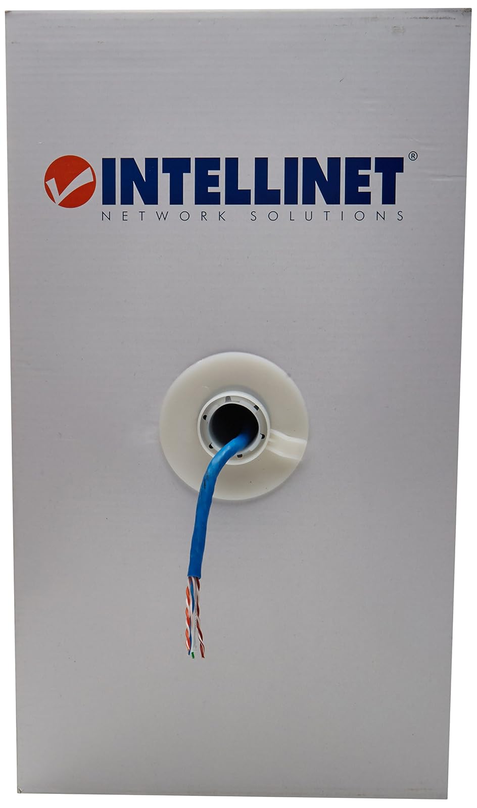 Intellinet CB-790 Bobina Cat 6 UTP 305M Solida Azul,