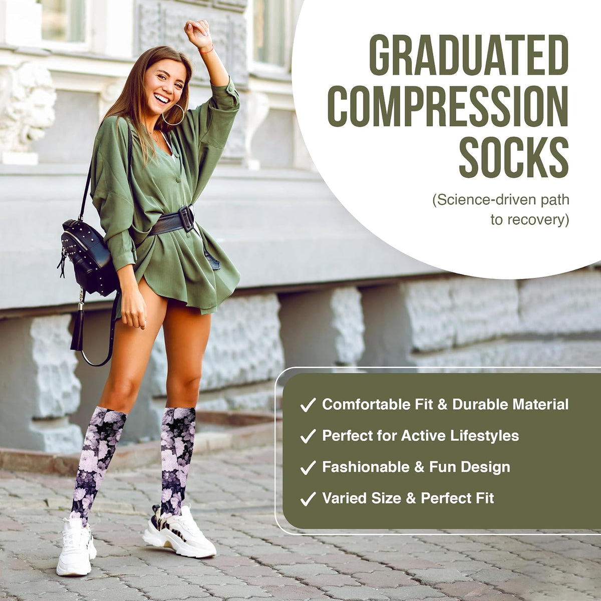 Celeste Stein CMPS-1960 Therapeutic Compression Socks, 0.6 Ounce