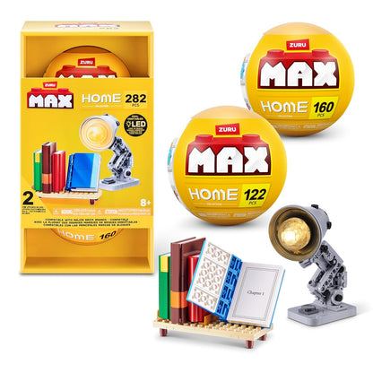 MAX Premium Home Series 1 Combo Books and Lamp 2-Pack
