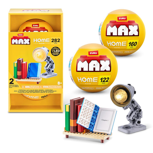 MAX Premium Home Series 1 Combo Books and Lamp 2-Pack
