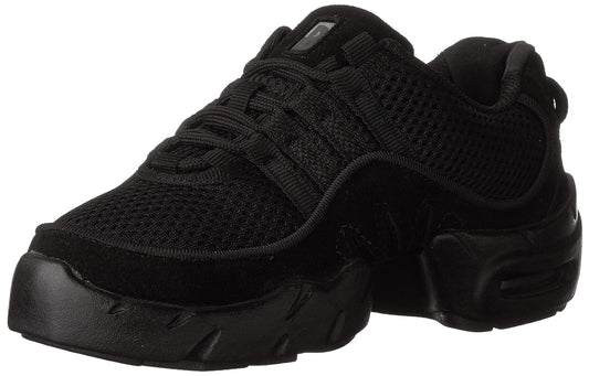 Bloch Dance Boost DRT Zapatillas de Baile de Ante y Malla con Suela Dividida para Mujer, Negro, 9.5 US