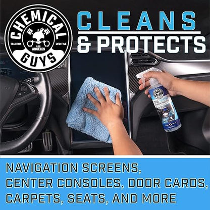 Chemical Guys Limpiador y Protector Total de Interiores, Seguro para Automóviles, Camiones, SUVs, Motocicletas, RVs y Más, 3,79 L