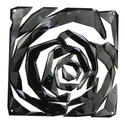 Koziol 2039526 Romance - Juego de 4 separadores para habitación (Juego de 4 Unidades), Color Negro