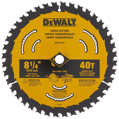 DEWALT DWA181440 Disco Sierra Circular 8-1/4 pulgadas