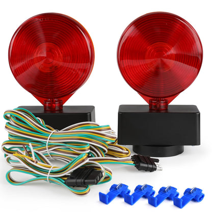 maxxhaul 80778 Kit de luz de remolque (de doble cara magnética para RV, barco, remolque y más Dot Aprobado), 1 Pack