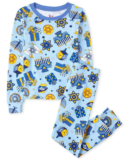 The Children's Place Conjuntos de Pijamas navideños a Juego para la Familia, Ajuste cómodo, 100% algodón, para Adultos, niños Grandes, bebés Juego de Pijama para bebés Unisex