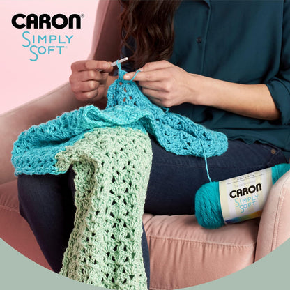 Caron Simply Soft Orchid Yarn - Paquete de 3 unidades de 170 g/6 oz - Acrílico - 4 Medianos (Worsted) - 315 yardas - Tejer/Crochet