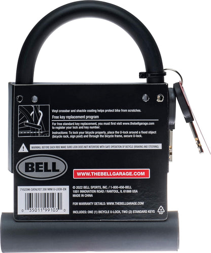 Bell Catalyst 200 Mini cerradura en U para bicicleta