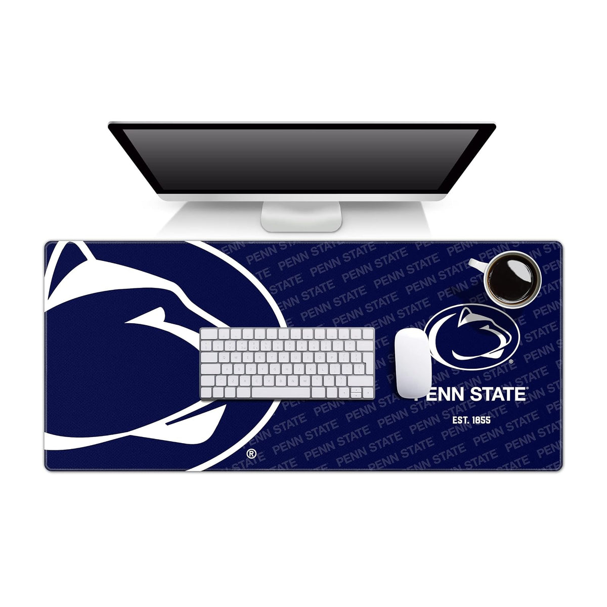 YouTheFan NCAA Florida State Seminoles Logo Series Desk Pad, Team Colors - Penn State Nittany Lions