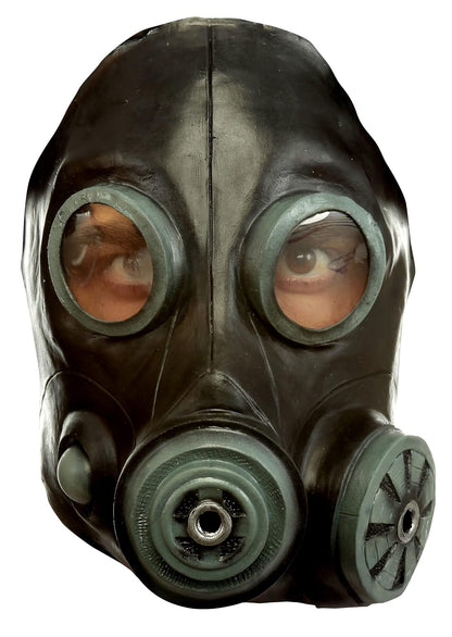 Máscara de Gas Gotica Hecha de Látex Estilo Steampunk, Disfraz Apocaliptico de Máscara de Gas Ideal para Halloween y Fiestas de Disfraces