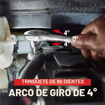 CRAFTSMAN - Juego de herramientas mecánicas de 3/8 pulgadas, SAE, 11 piezas (CMMT12126)
