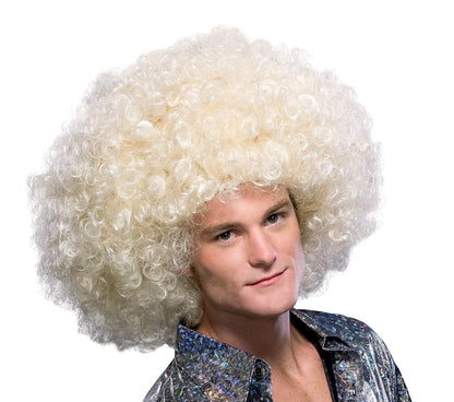 Rubie's Costume Super Size Blond Afro Wig, Yellow, One Size