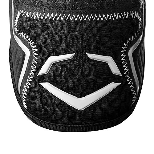 EvoShield Pro-SRZ 2.0 Batter's Double Strap Elbow Guard, Negro, Azul Marino, Adolescentes y Jóvenes Adultos, Protector de Codo, Guarda Elbow, Guardapierna, Béisbol