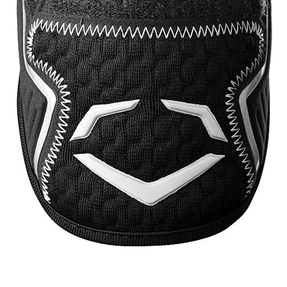 EvoShield Pro-SRZ 2.0 Batter's Double Strap Elbow Guard, Negro, Azul Marino, Adolescentes y Jóvenes Adultos, Protector de Codo, Guarda Elbow, Guardapierna, Béisbol