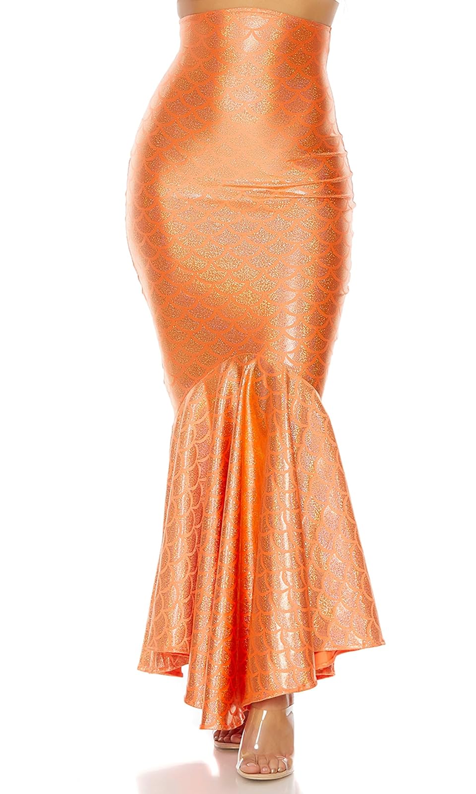 Forplay Neon Hologram Mermaid Skirt Disfraces para adulto Mujer